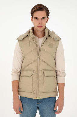 Мужской светлый жилет цвета хаки Неожиданная скидка в корзине - U.s. polo assn фото 3