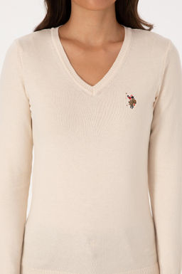 Kad_n Krem Basic Kazak Sepette S_rpriz _ndirim - U.s. polo assn фото 6