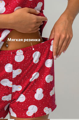 Женская новогодняя пижама с шортами Happyfox - Happy fox фото 3