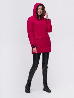 Парка MTFORCE бордового цвета 2074Bo  фото 10