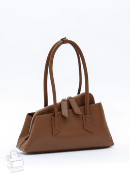Сумка женская кожаная 6006L brown Polina&Eiterou