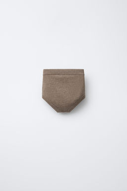 CULOTTE BRAGUITA CON LANA / Marr?n / Topo