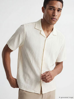 Regular Fit K?sa Kollu M?slin Erkek G?mlek