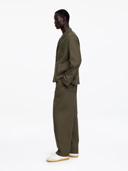 Pantalones de lino y algod?n loose fit - H&m фото 6