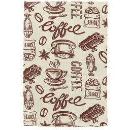 Скатерть 220х145см Эспрессо, вид 1/1, длина стола до 180см, на 8-10 персон, рогожка (хлопок 100%) 171г/м2, упаковка классическая, пакет ПВХ 28х41см, Домашняя мода (Россия)  фото 3