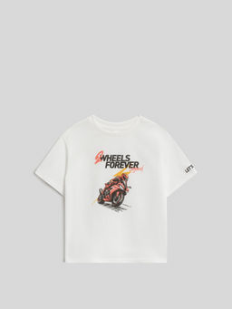 Футболка детская для мальчиков Acoola Valar белая фото 3