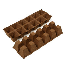 Цена за 2 шт. Набор для рассады: торфяная кассета, 24 ячейки по 50 мл, поддон 31×20 см, зелёный, пластик, Экоторф