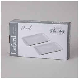 НАБОР БЛЮД LEFARD PEARL ПРЯМОУГ. 2 ШТ. 25*14,5*2,5 СМ  фото 5