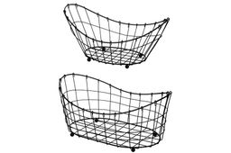 Набор 2 корзин 30,7*18,8*15 см, 34,4*20*16 см - Elan gallery фото 3