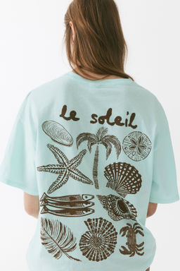 Camiseta oversize estampada - H&m фото 7