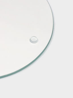 Доска разделочная Доляна Влюблённые фламинго, d=20 см, стекло