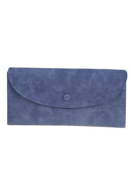 Женское портмоне из искусственной кожи, цвет голубой