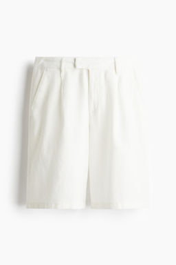 Bermudas en mezcla de lino