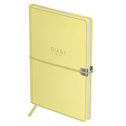 Ежедневник BG недатир. А5 136л. кожзам "Pastel. Yellow" (DuA5_61197)