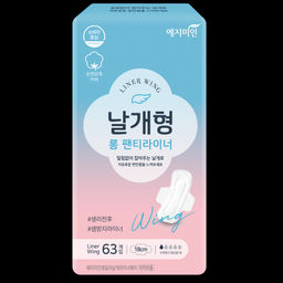 Прокладки гигиенические ежедневные с мягкой поверхностью из хлопка с крылышками - Yejimiin Liner Wing, 18см 63 шт