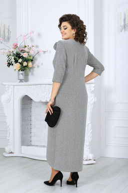 Платье Ninele 7500 серебро  фото 2