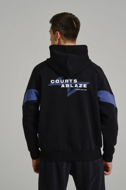 Толстовка на молнии Черный/Синий - Anta фото 6