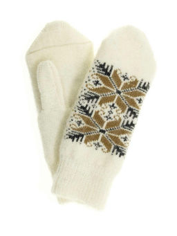 Варежки женские "Орнамент" КРУГ 3402-9