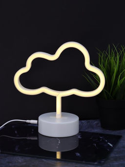 Неоновый LED ночник настольный "Cloud", тёплое свечение (30,5х27 см)