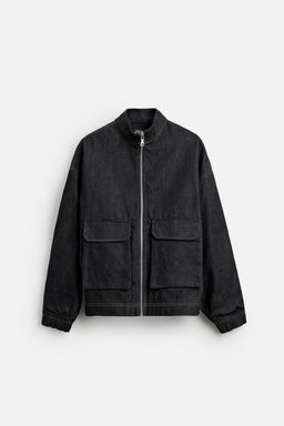DENIM JACKET WITH POCKETS - Zara фото 7