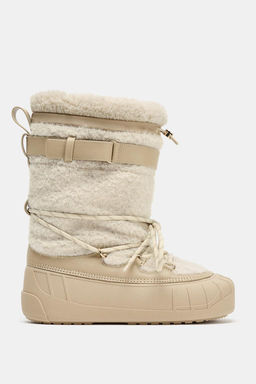 SHEARLING EFFECT ANKLE BOOTS SKI COLLECTION, CHARACTERISTICS - Zara фото 3