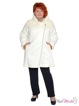 Жакет-дубленка Модель №1384 размеры 44-84 - Plusmoda фото 6