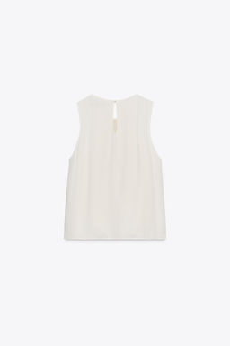 SATIN FRILL TOP - Zara фото 7