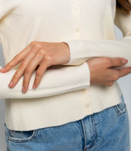 Кардиган #КТ9035 (3), кремовый