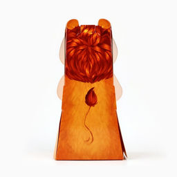 Цена за 5 шт. Коробка складная с окном «Львёнок», 6 х 12 х 3.5 см