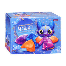 Мыло своими руками "Сокровища дракона" с блёстками золото