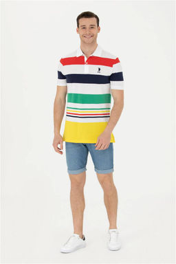 Мужская желтая футболка - U.s. polo assn фото 11