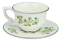 Чашка с блюдцем Крыжовник, 0,34 л - Anna lafarg фото 3