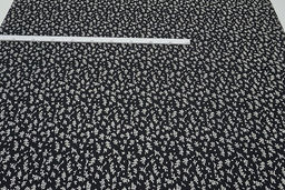 Теплый хлопок Луана цв.черный/кремовый, ш.1.5м, хлопок-100%, 160гр/м.кв - Купава фото 7