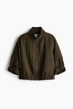 Chaqueta oversize de sarga