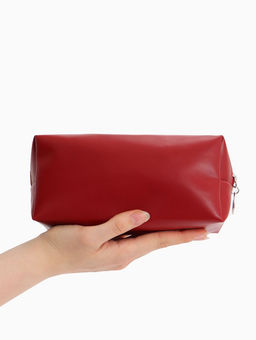 Косметичка дор Одноцвет 19*7,5*8,5, отд на молнии, бордовый