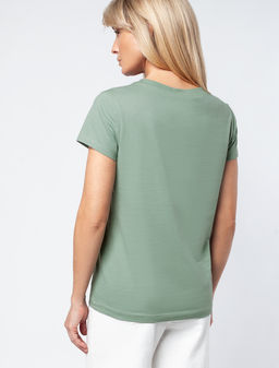 VILATTE / Футболка из премиального хлопка с авторским принтом  фото 3