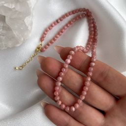 Бусы из Родохрозита 45 см +
