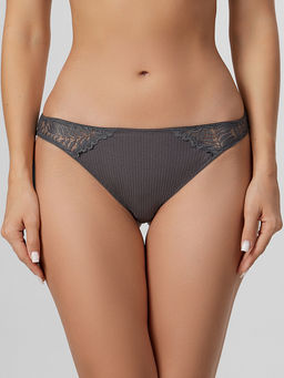 Цена за 2 штуки! Трусы бразилиана женские серые - Mark formelle фото 2