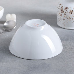 Пиала Дулевский фарфор «Бельё», 250 мл, d=11 см, белая