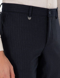 Lacivert Slim Fit _izgili Kuma_ Pantolon - Pierre cardin фото 5