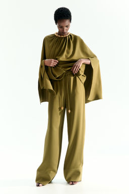 Pantal?n amplio con cord?n de ajuste - H&m фото 6
