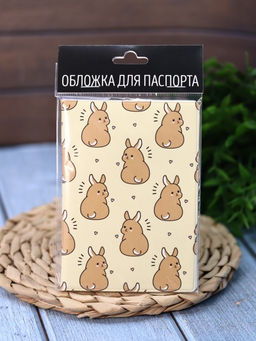 Обложка для паспорта Аниме Many hare, плотность 600 мкм