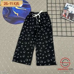 Штаны для девочки с принтом