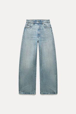 TRF MID-WAIST BAGGY JEANS - Zara фото 3