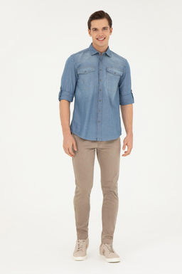 Erkek A__k Mavi Jean G_mlek - U.s. polo assn фото 4