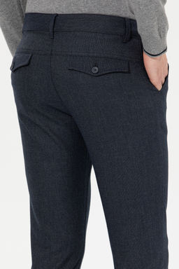 Мужские темно-синие брюки из плотной ткани - U.s. polo assn фото 28