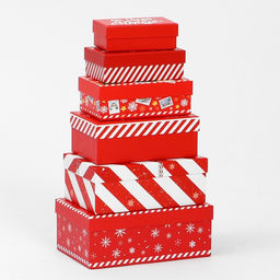 Набор коробок подарочных 15 в 1 Почта, 12 х 7 х 4 см - 46,6 х 35,2 х 17.5 см - Дарите счастье фото 2