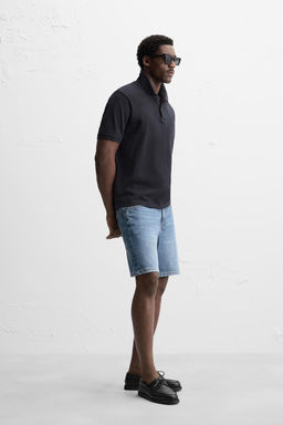 REGULAR FIT DENIM BERMUDA SHORTS - Zara фото 10