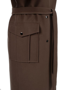 01-11939 Пальто женское демисезонное (пояс) - El podio фото 6