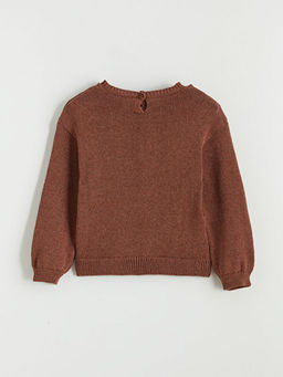 Fiyonk Detayl? K?z ?ocuk Triko Kazak